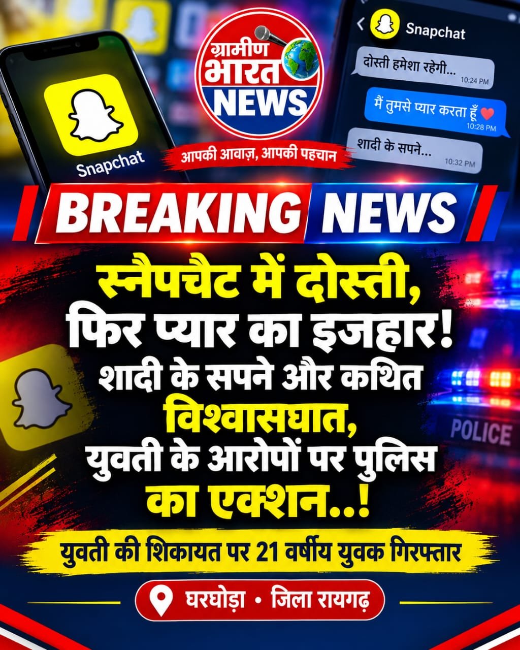स्नैपचैट पर दोस्ती, फिर प्यार का इजहार! शादी के सपने दिखाने का आरोप, ₹4.50 लाख के कथित लेनदेन से मचा हड़कंप!